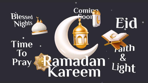 Cute 3D Ramadan Celebration FCP