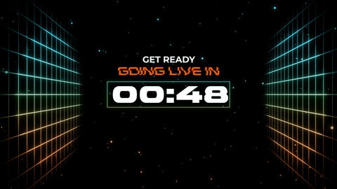 One Minute Countdown Timer for Live Stream