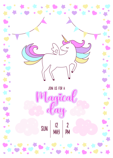 Birthday party invitation card