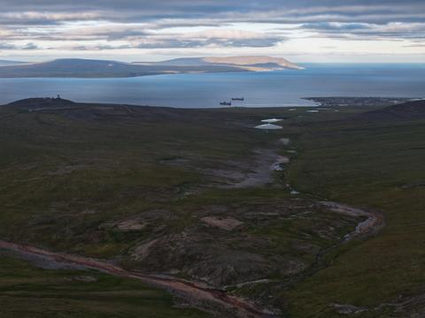 Lavrentiya remote Arctic terrain Chukotka pristine coastal beauty landscape