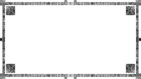 Black Borde on White Background