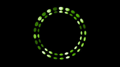 circle frame on black background animation video | loading | progress
