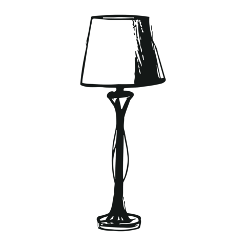 Elegant table lamp with simple shade and ornate base for modern home decor inspiration ideas