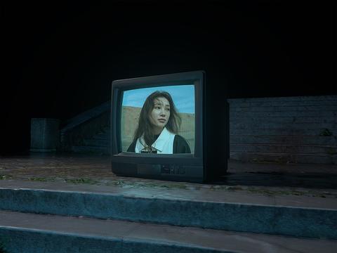 Old TV Interior Scene Mockup