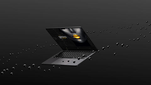 Gravity Laptop Mockup