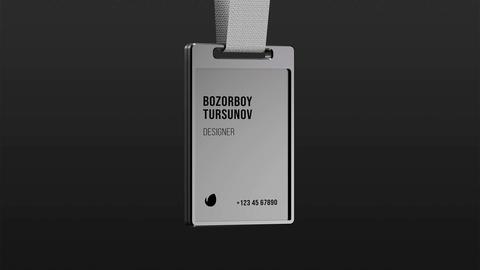 Minimal ID Badge Mockup