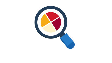 Data Analysis Magnifier Animation | Lottie JSON + GIF +