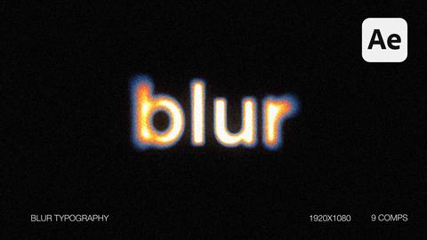 Blur Typography