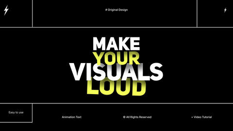 Animation Text Motion Graphics template 53194840 | MotionElements