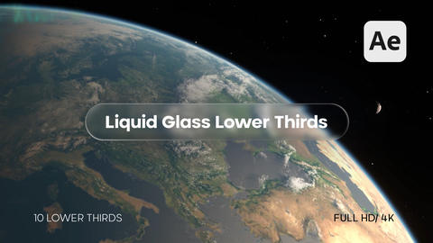 Liquid Glass Lower Thirds