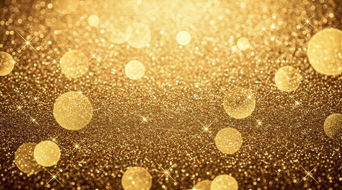 Sparkling gold wavy background material