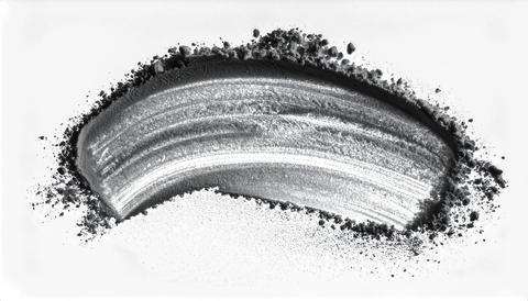 Rubbing gray powder