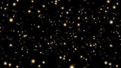 Twinkling, Shining Star Light Particle Yellow