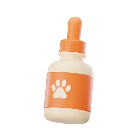 3D Pet Medicine Dropper Icon