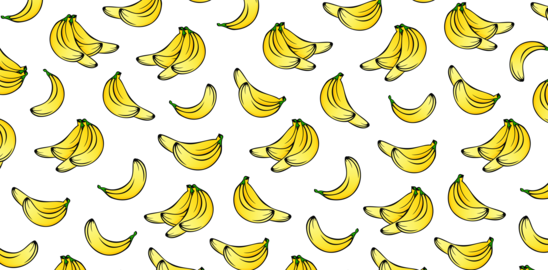 Banana fruit pattern