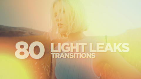80 Light Leaks Transitions for Premiere Pro - 1