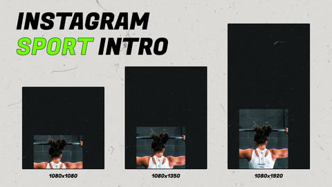 Instagram Sport Intro After Effects