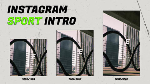 Instagram Sport Intro After Effects - 2