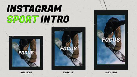 Instagram Sport Intro After Effects - 9