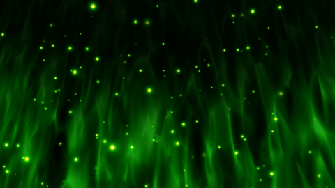 Glitter particle fractal noise background green
