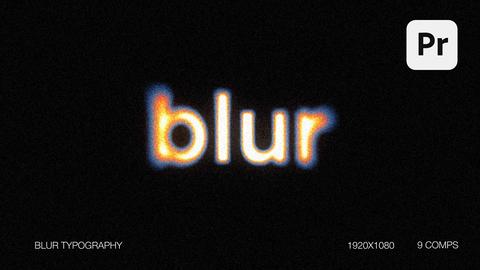 Blur Typography | MOGRT