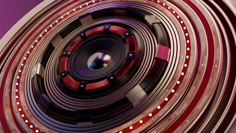 Futuristic audio speaker