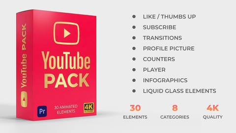 YouTube Channel Graphics Pack I MOGRT