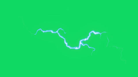 Abstract thunder lightning green background
