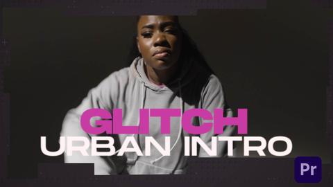 Glitch Urban Intro Mogrt