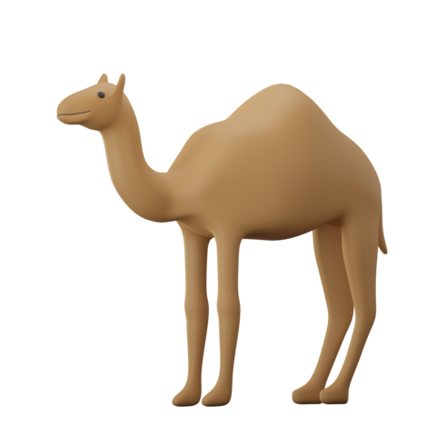Camel 3D Icon