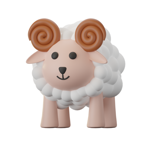 Sheep 3D Icon
