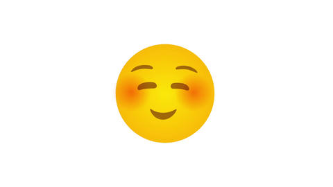 Blushing Closed eyes