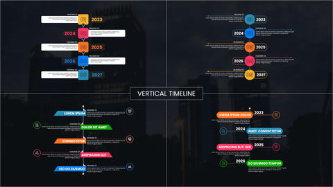 Vertical Timeline | Mogrt