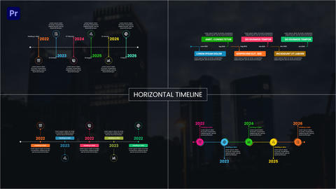 Horizontal Timeline | Mogrt