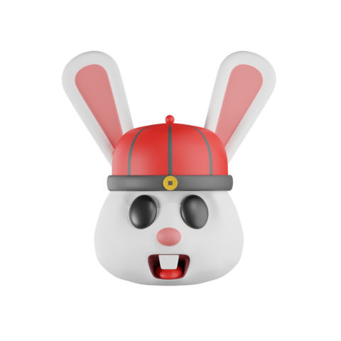 Rabbit 3D Icon