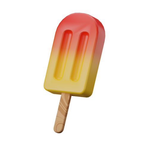 Ice Cream Stick 3D Icon