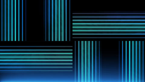 X arrow shape neon laser line animation