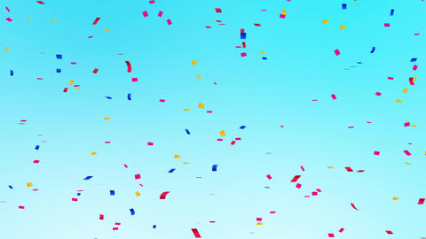 Light and Airy Colorful Confetti Animation Background - 1