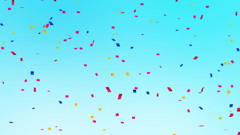 Light and Airy Colorful Confetti Animation Background - 3