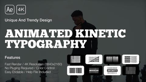 Kinetic Typography Titles – Dynamic Text Animations | AE