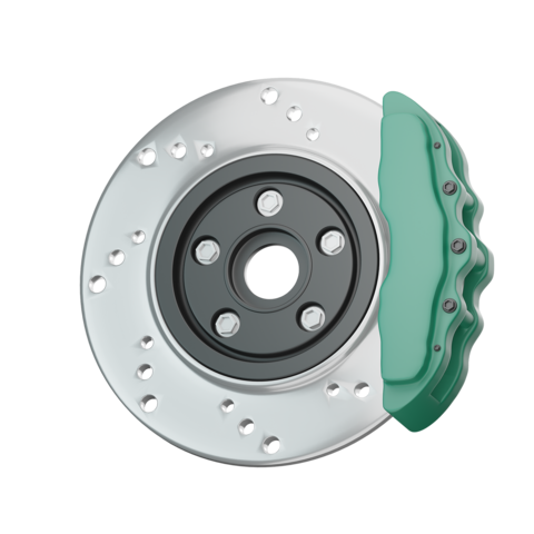 Disc Brake 3D Icon