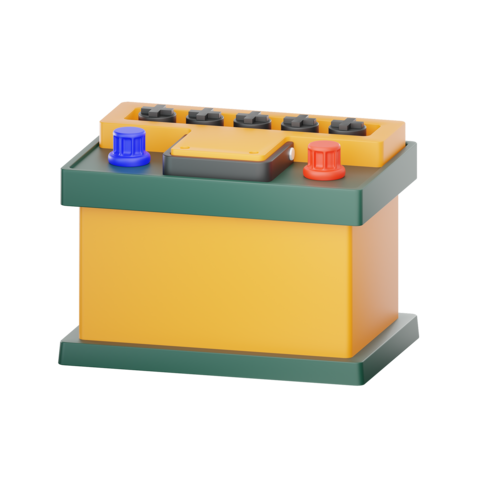 Accumulator 3D Icon