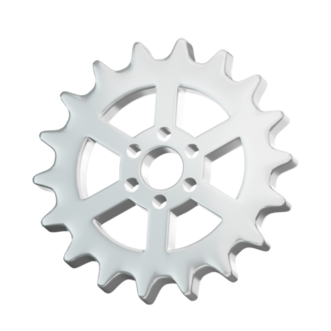 Gear 3D Icon