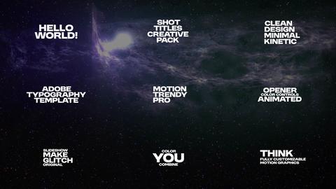 Kinetic Titles | Animated Text Titles | AE