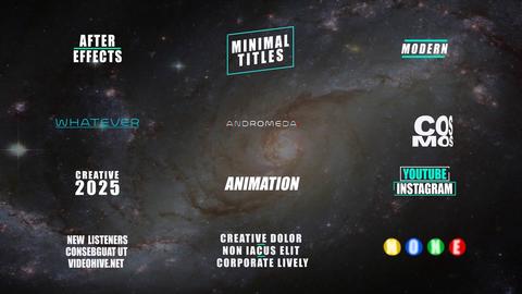 Creative Typography Titles | Unique Animated Text Titles | AE