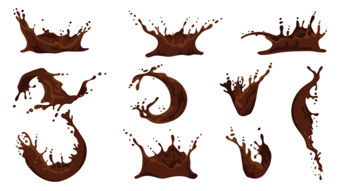 Chocolate splash