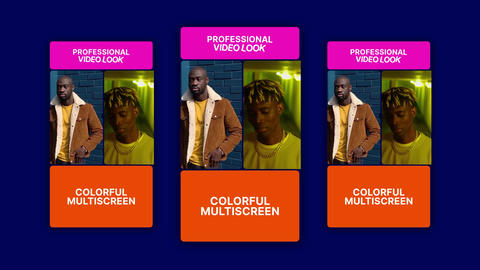 Colorful Multiscreen Slideshow Instagram Vertical - 2