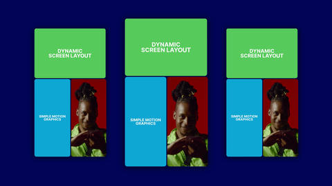 Colorful Multiscreen Slideshow Instagram Vertical - 3