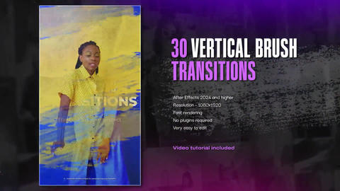 Vertical Brush Transition