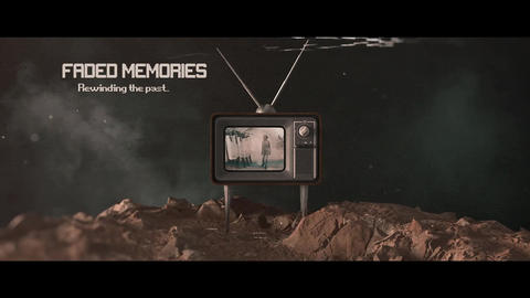 Old VHS TV Display